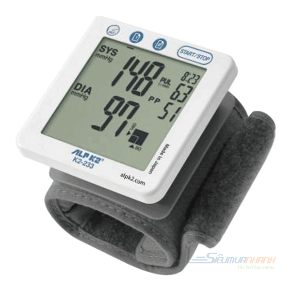 Máy đo huyết áp cổ tay ALPK2 K2 233